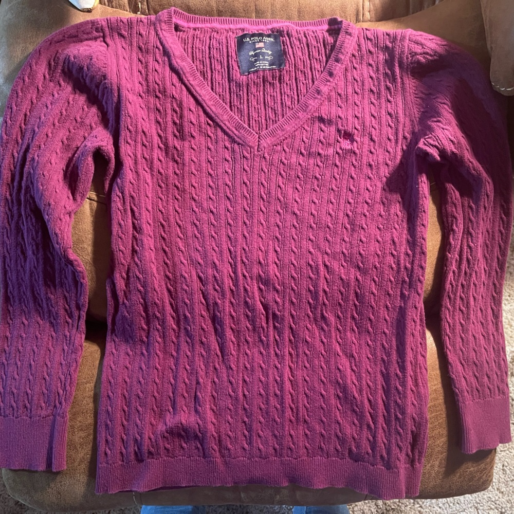 Purple U.S. Polo Assn. Sweater size large